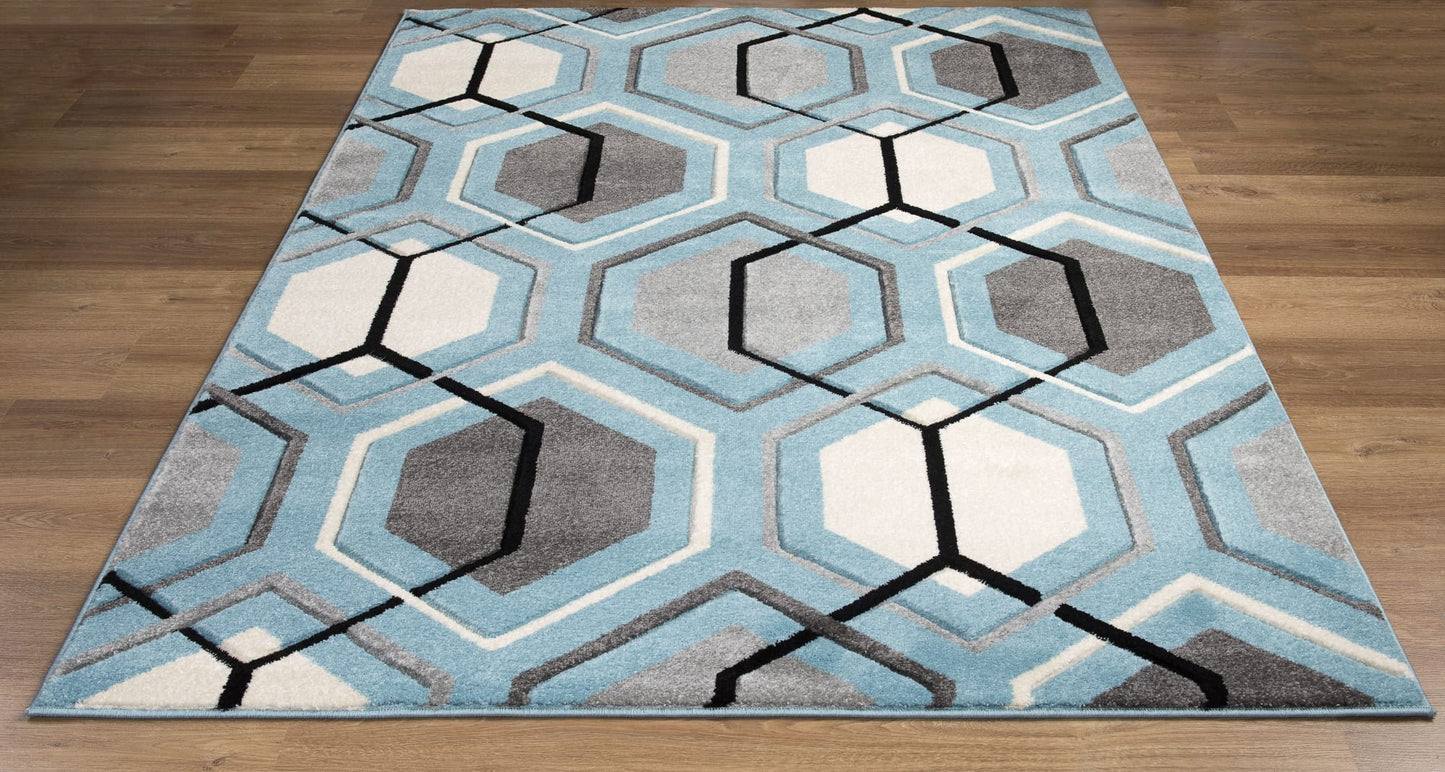 Sophie Rug Blue-Grey