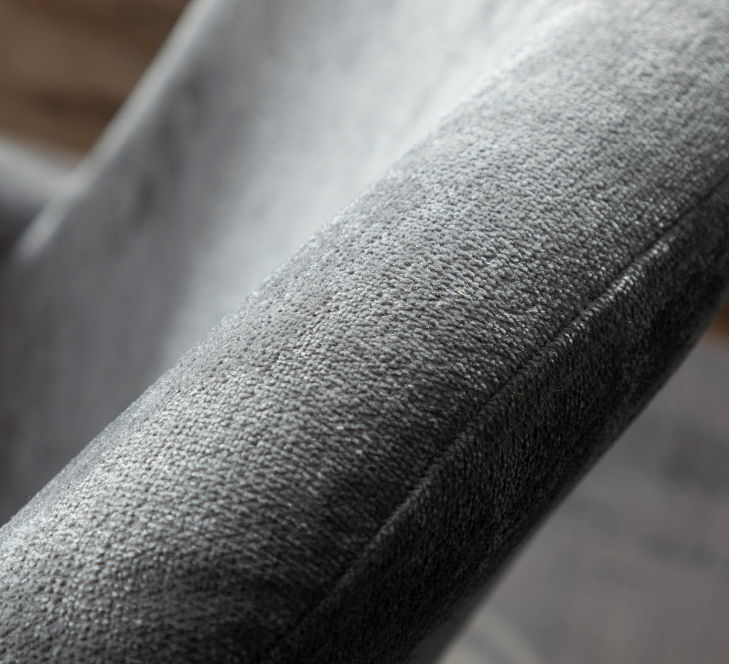 Morgan Chair + Footstool Dark Grey