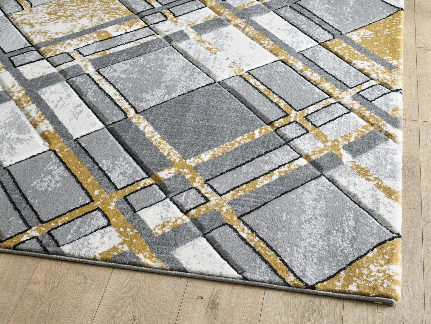 Amelia Rug - Grey Gold
