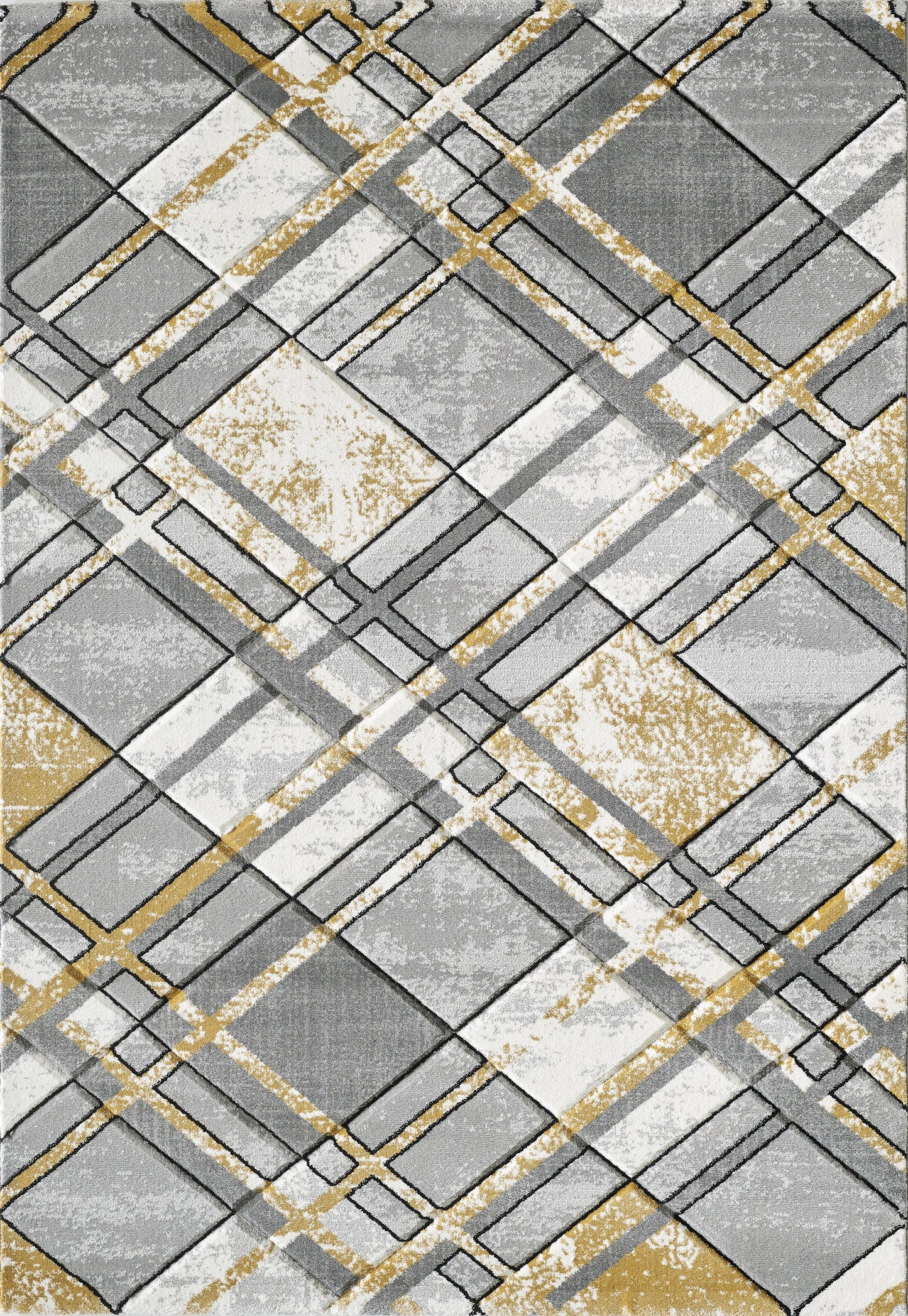 Amelia Rug - Grey Gold