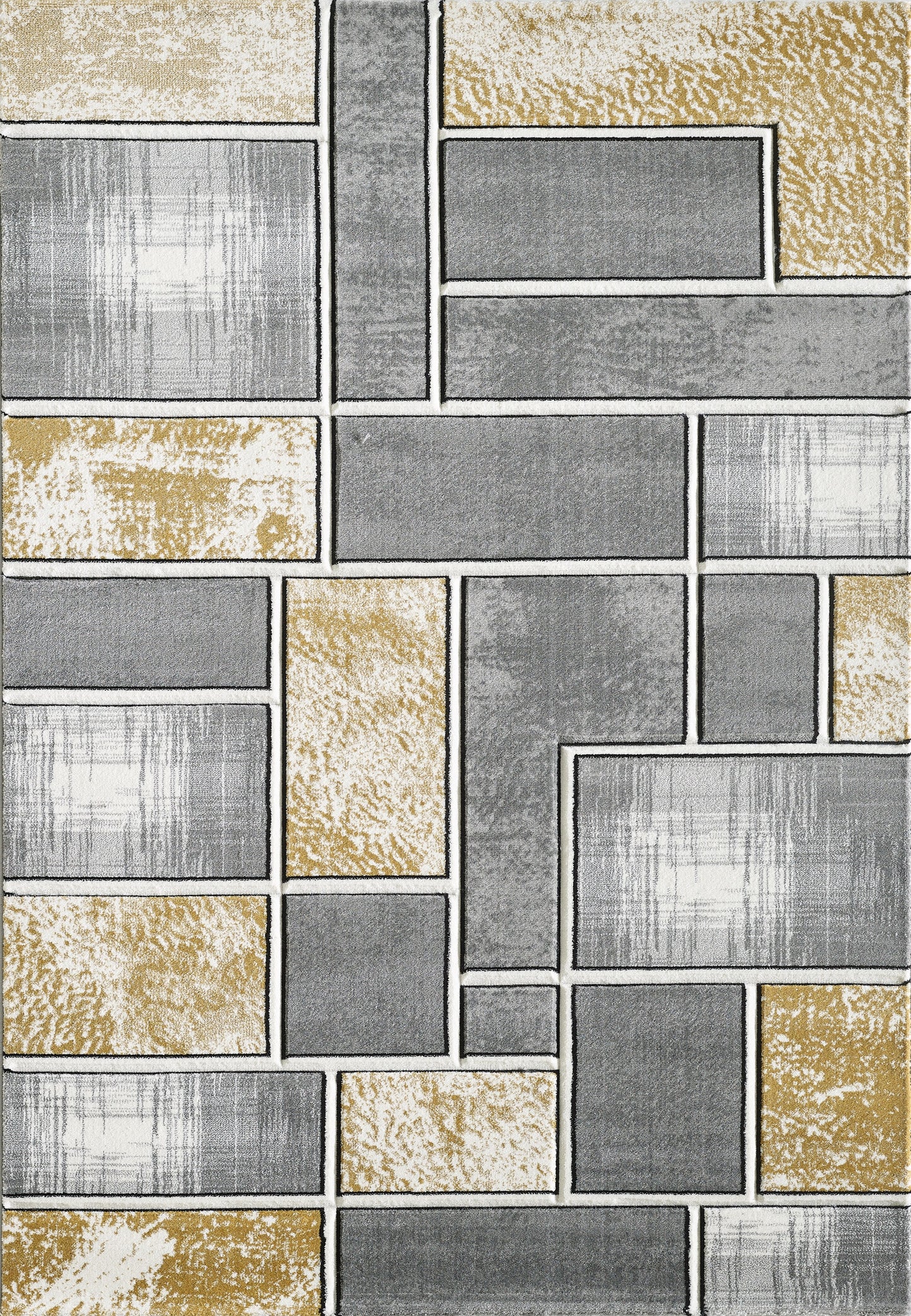 Oliver Rug - Grey Gold