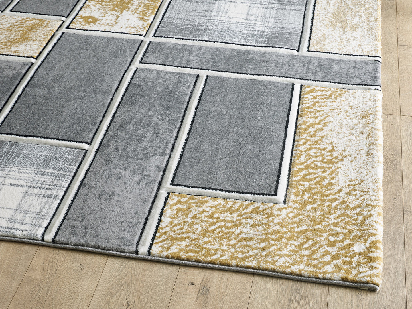 Oliver Rug - Grey Gold