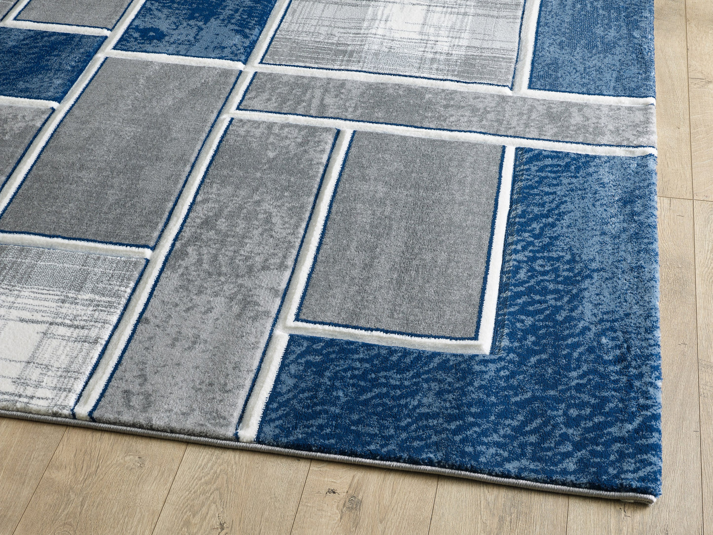 Mia Rug - Grey Navy
