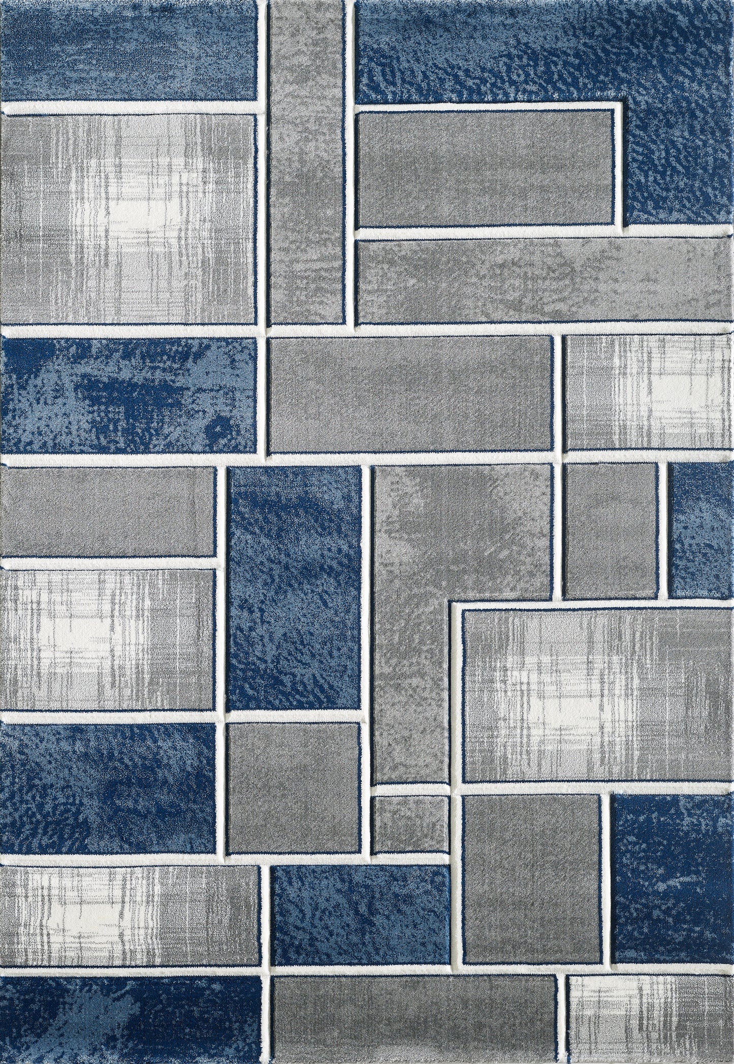 Mia Rug - Grey Navy
