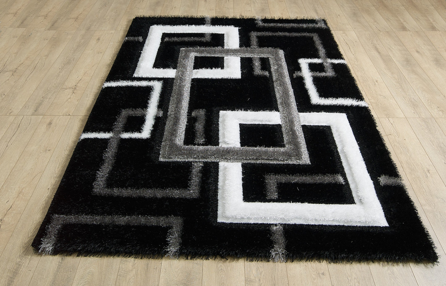 Amelia Rug - Black Grey