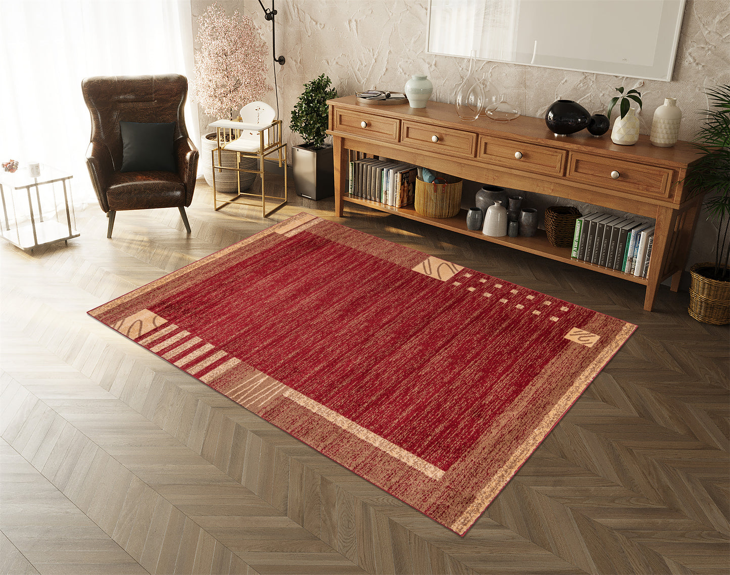 Noah Terracotta T1009 Rug