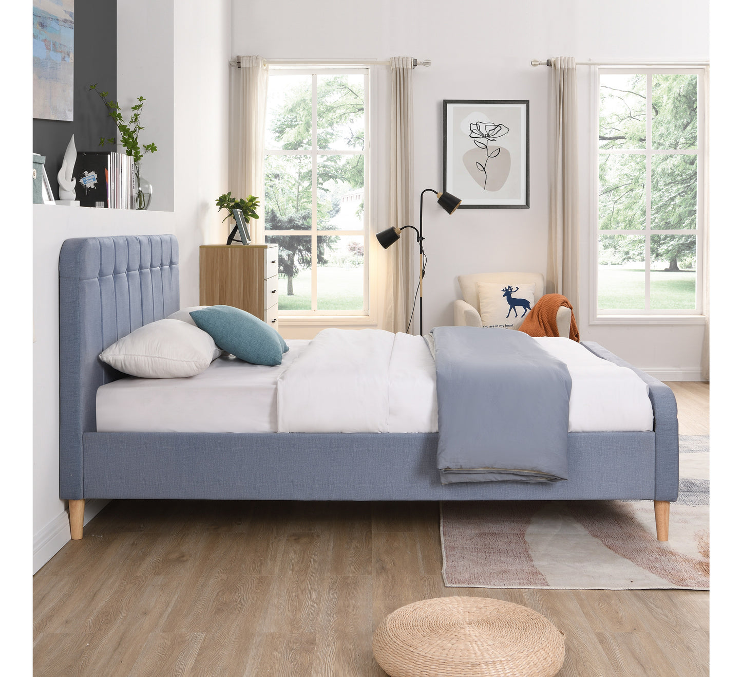 Simone Sky Blue Bed