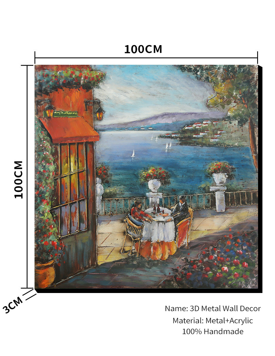 Idyllic Lunch - 80X80 CM