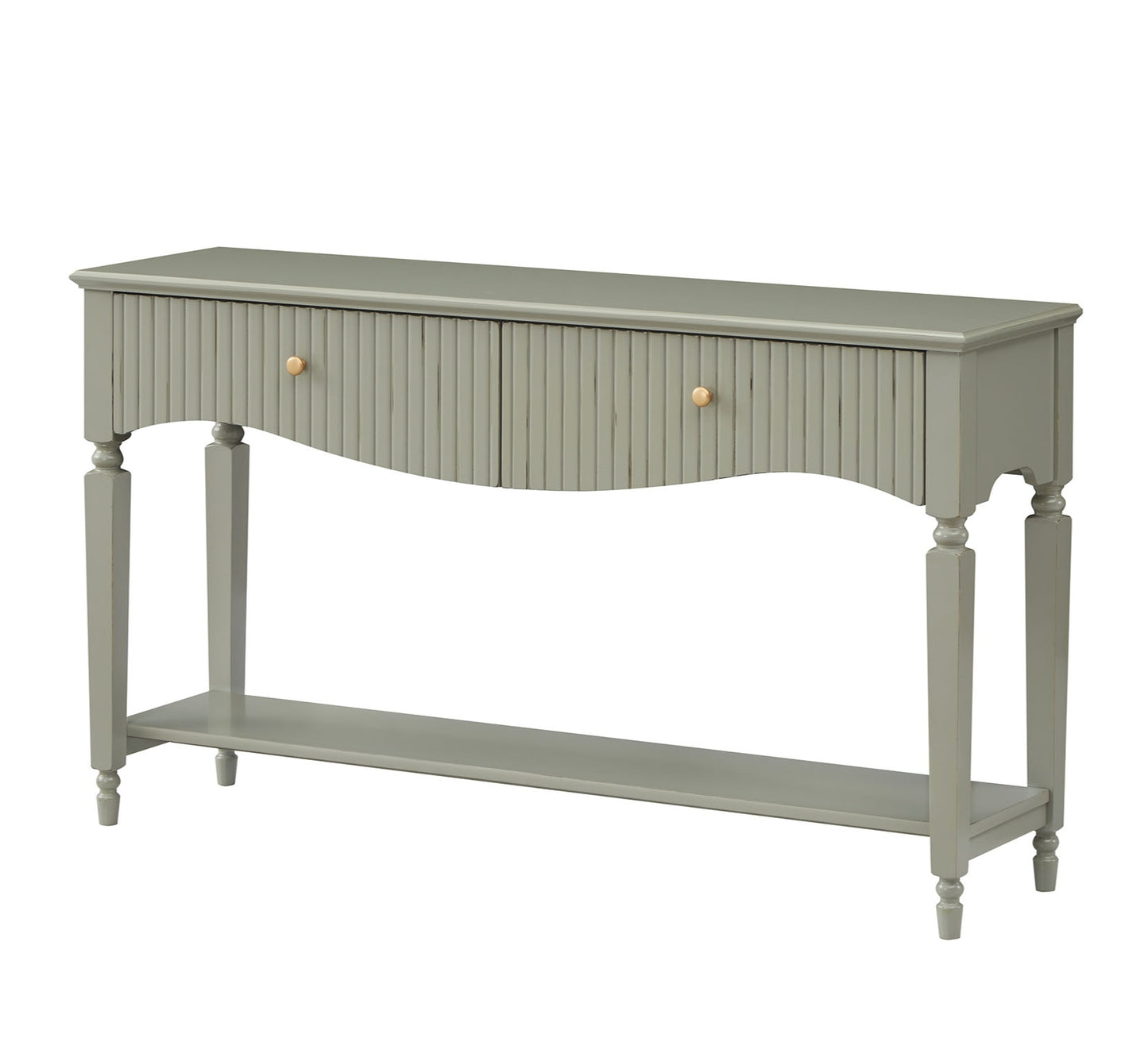 Dorchester Large Console - Olive Green