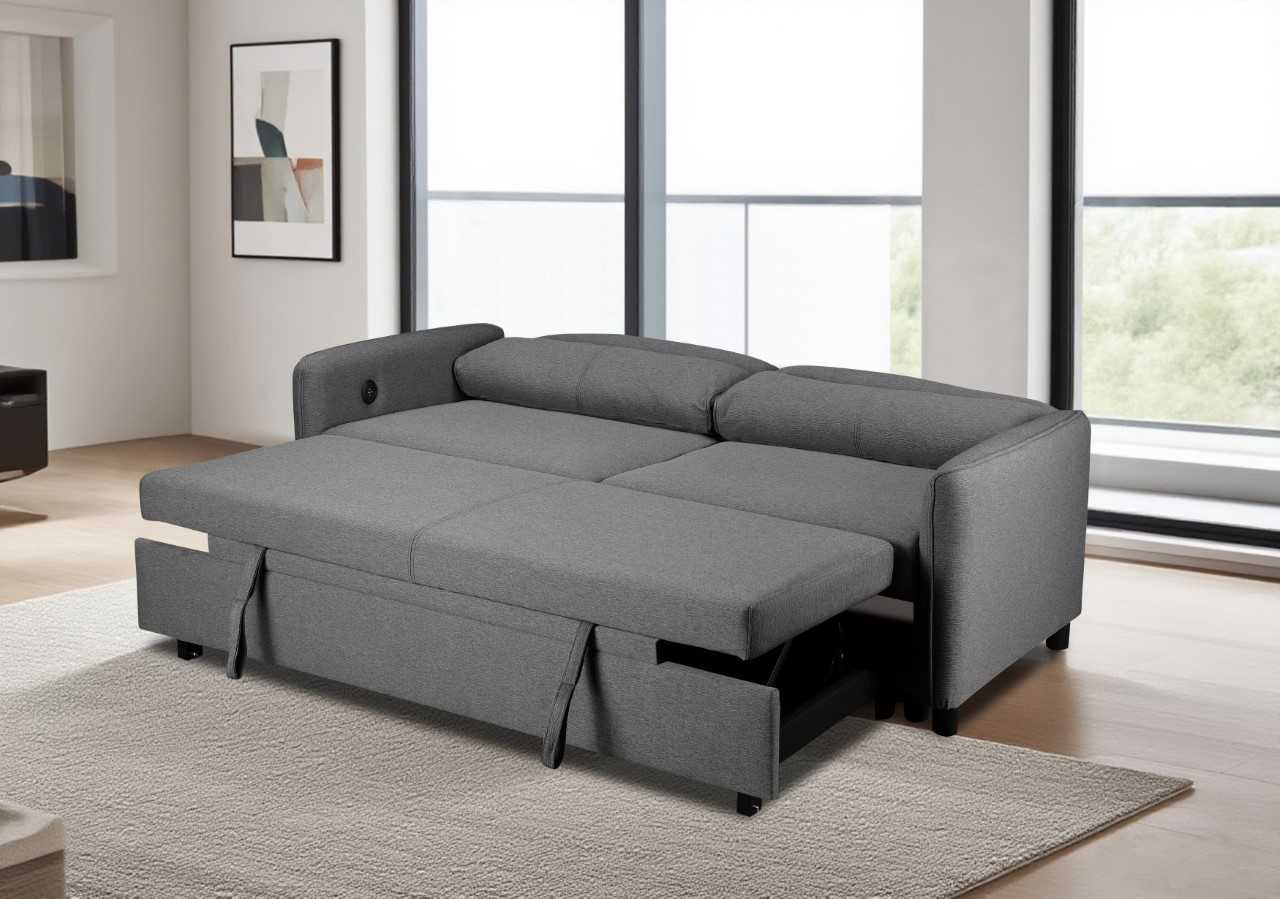 Georgia Light Grey Sofabed (Pepper)