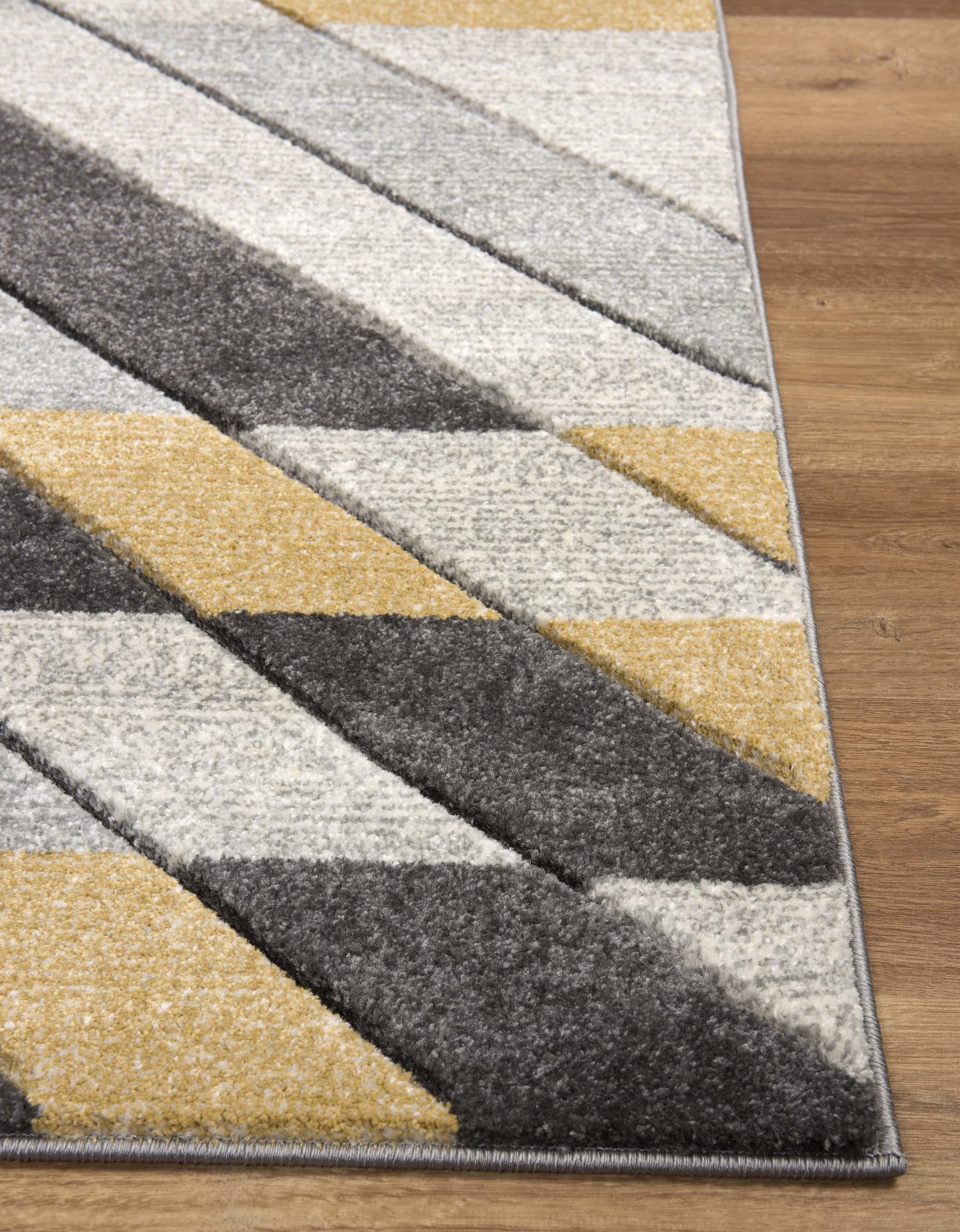 Grace Rug Grey-Mustard