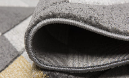Grace Rug Grey-Mustard