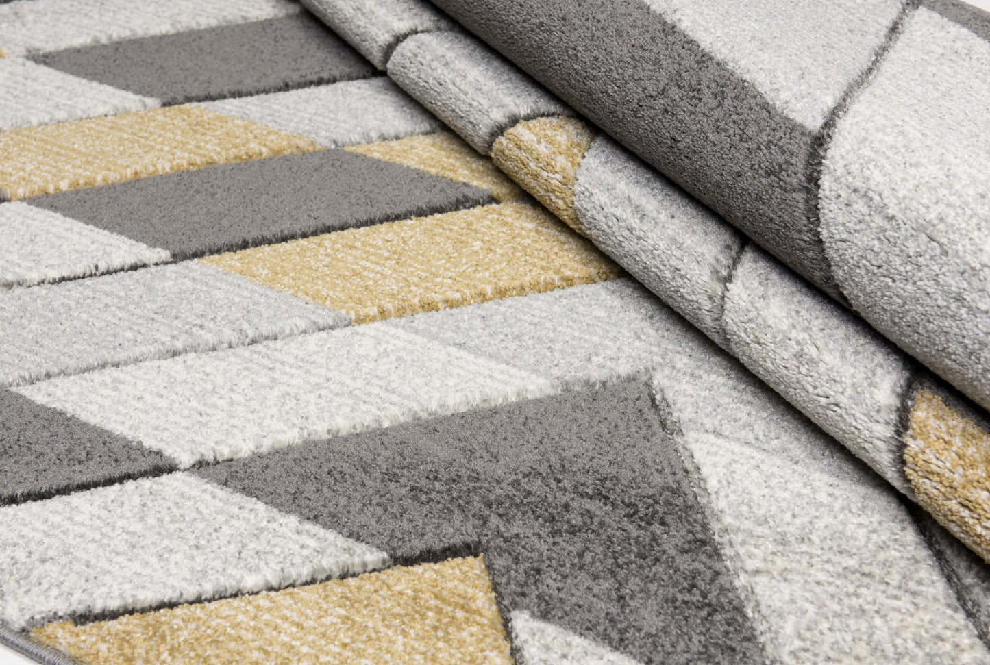 Grace Rug Grey-Mustard