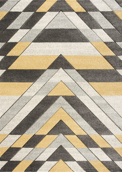 Grace Rug Grey-Mustard