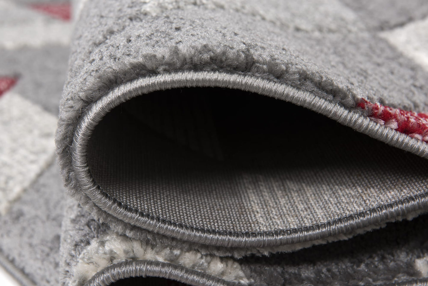 Noah Rug Grey-Red