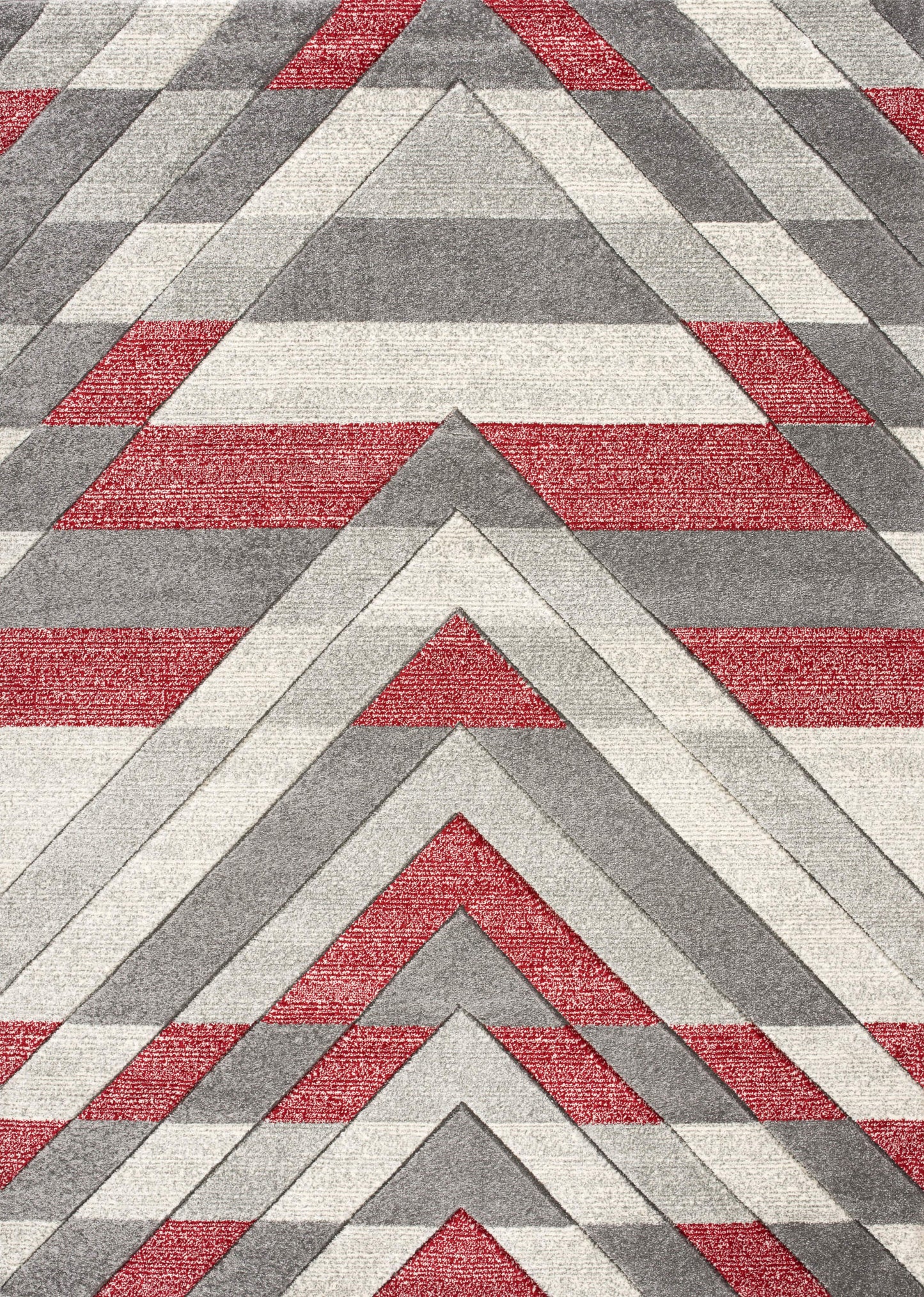 Noah Rug Grey-Red