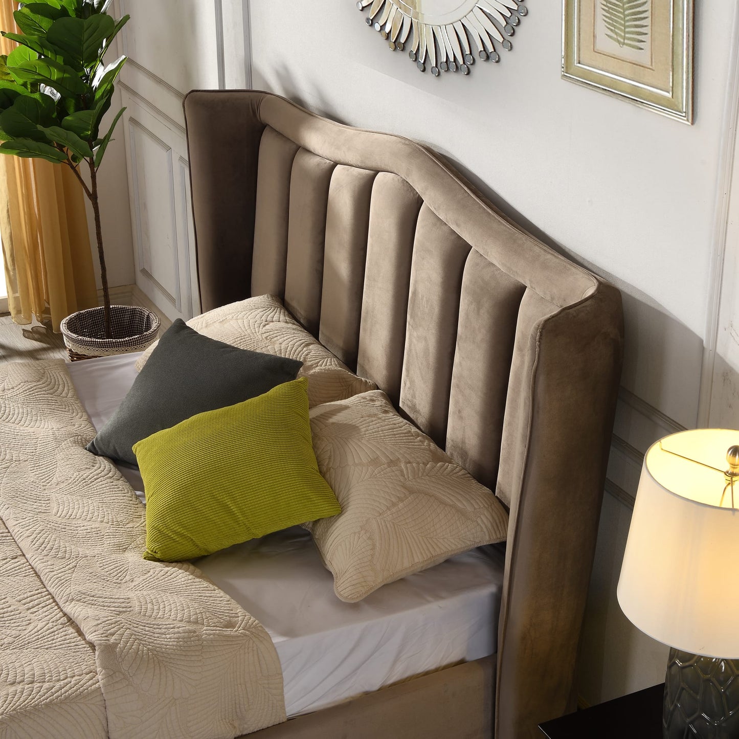 Sienna Mink Gaslift Bed