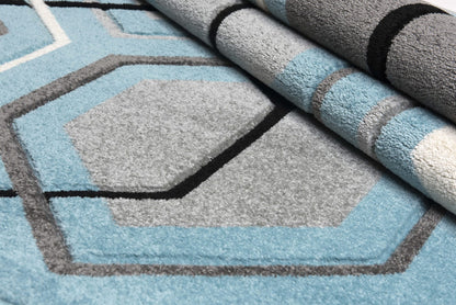Emily Rug Blue-Grey