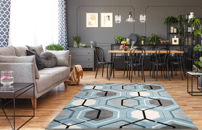 Sophie Rug Blue-Grey