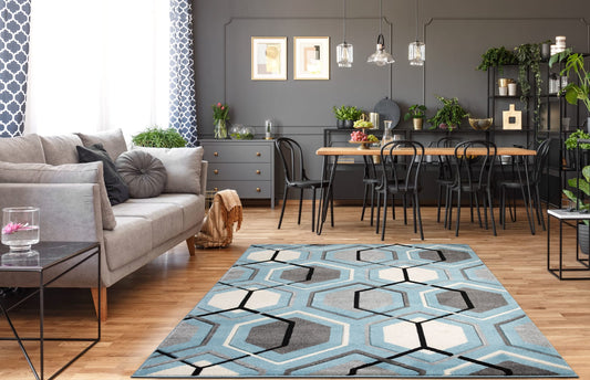 Sophie Rug Blue-Grey