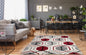 Mia Rug Cream-Red
