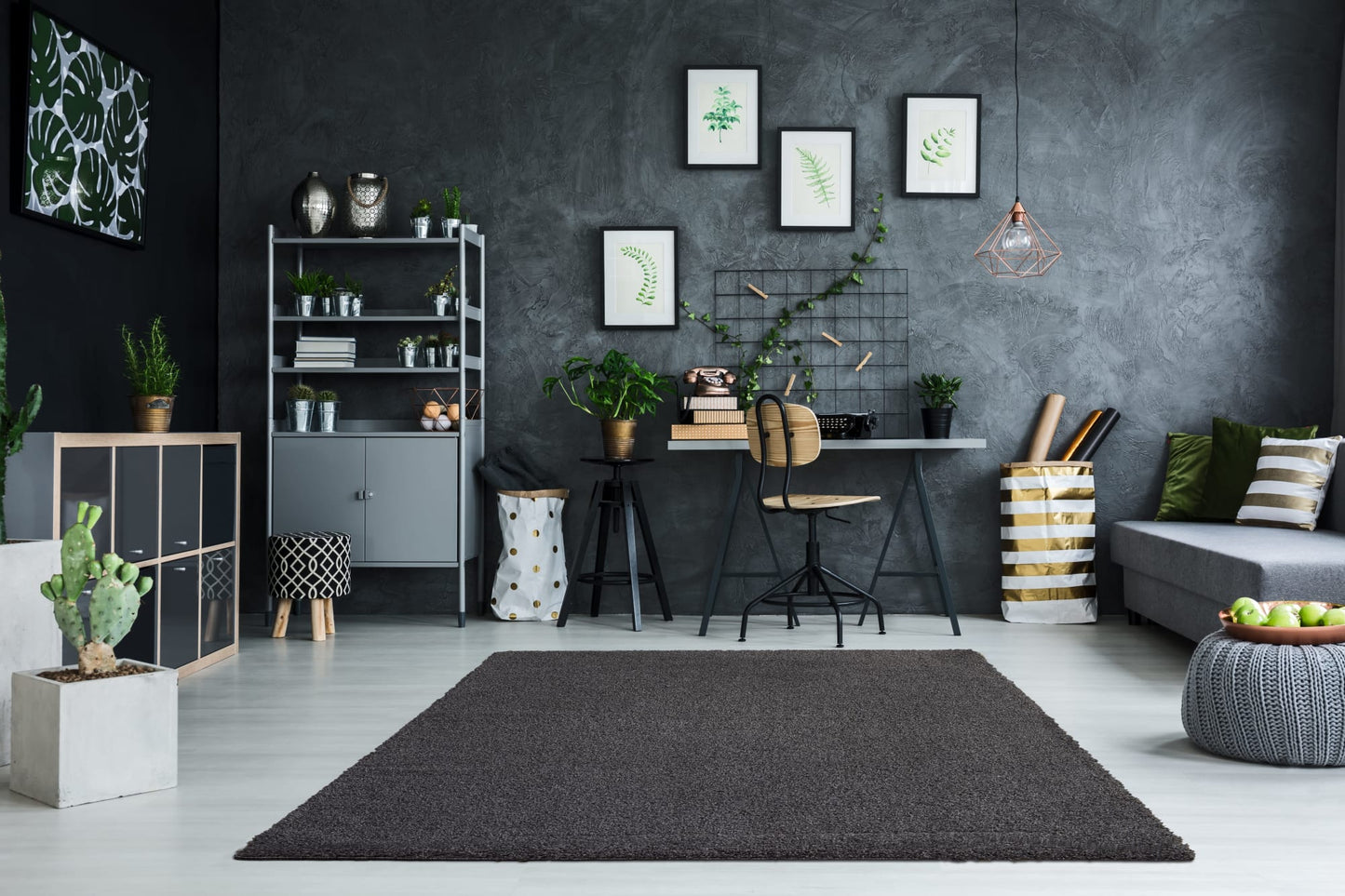 Mia Rug Charcoal