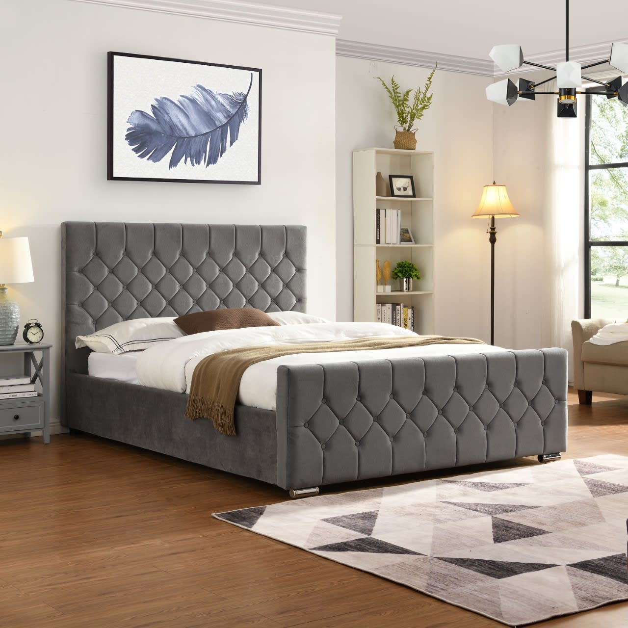 Daisy Grey Bed