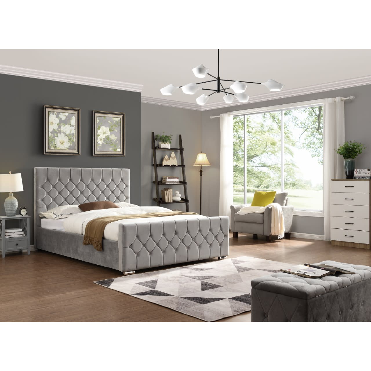 Daisy Silver Bed