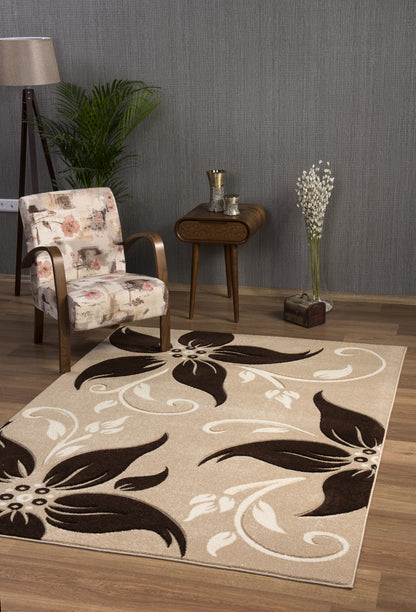 Charlie Rug Beige-Brown