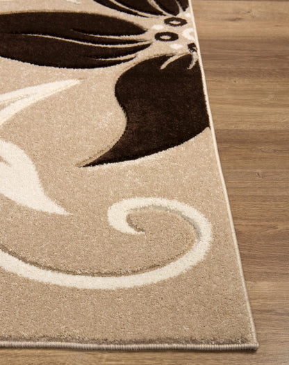 Charlie Rug Beige-Brown