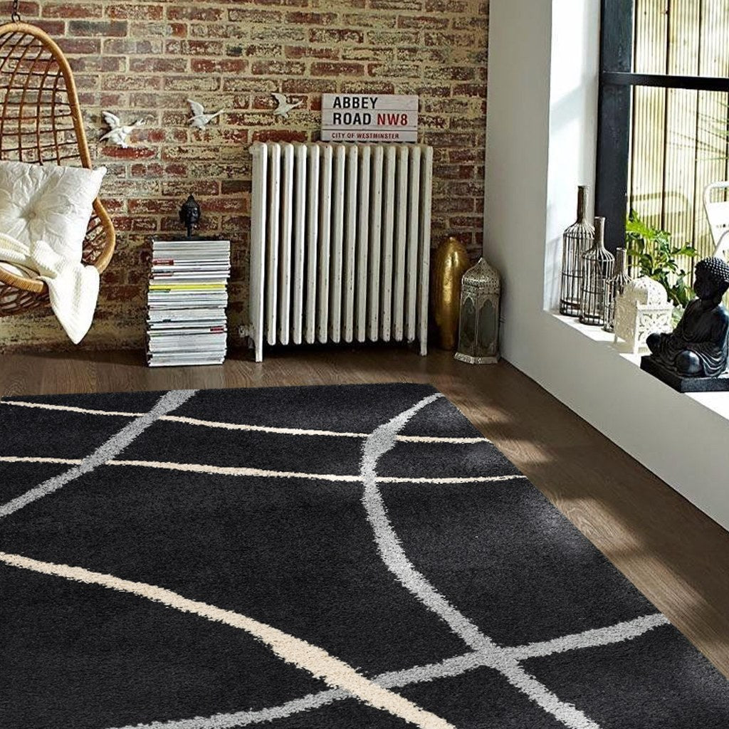 Zara Rug - Black 01