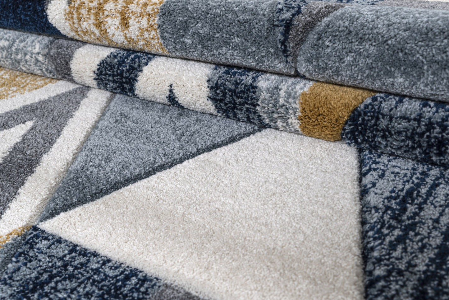 Olivia Rug - 102 Blue Mustard