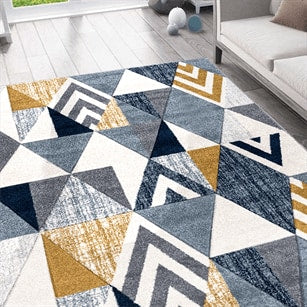 Ava Rug - 102 Blue Mustard