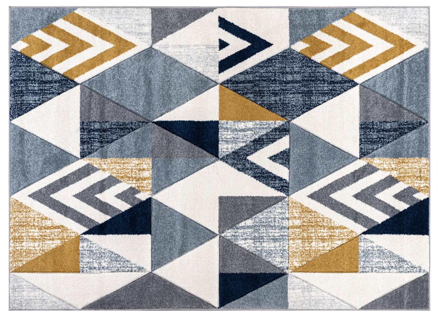 Olivia Rug - 102 Blue Mustard