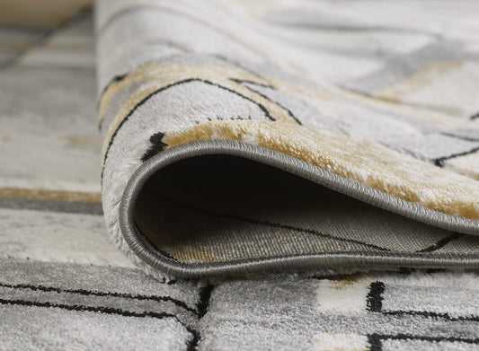Amelia Rug - Grey Gold