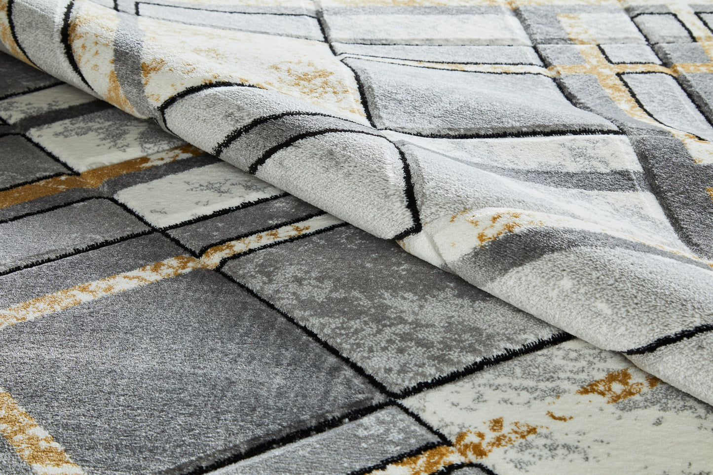Amelia Rug - Grey Gold