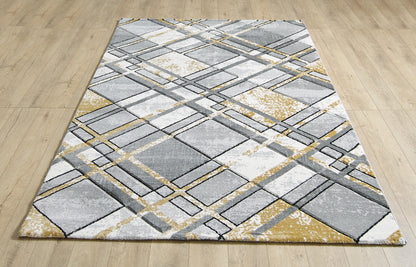 Amelia Rug - Grey Gold