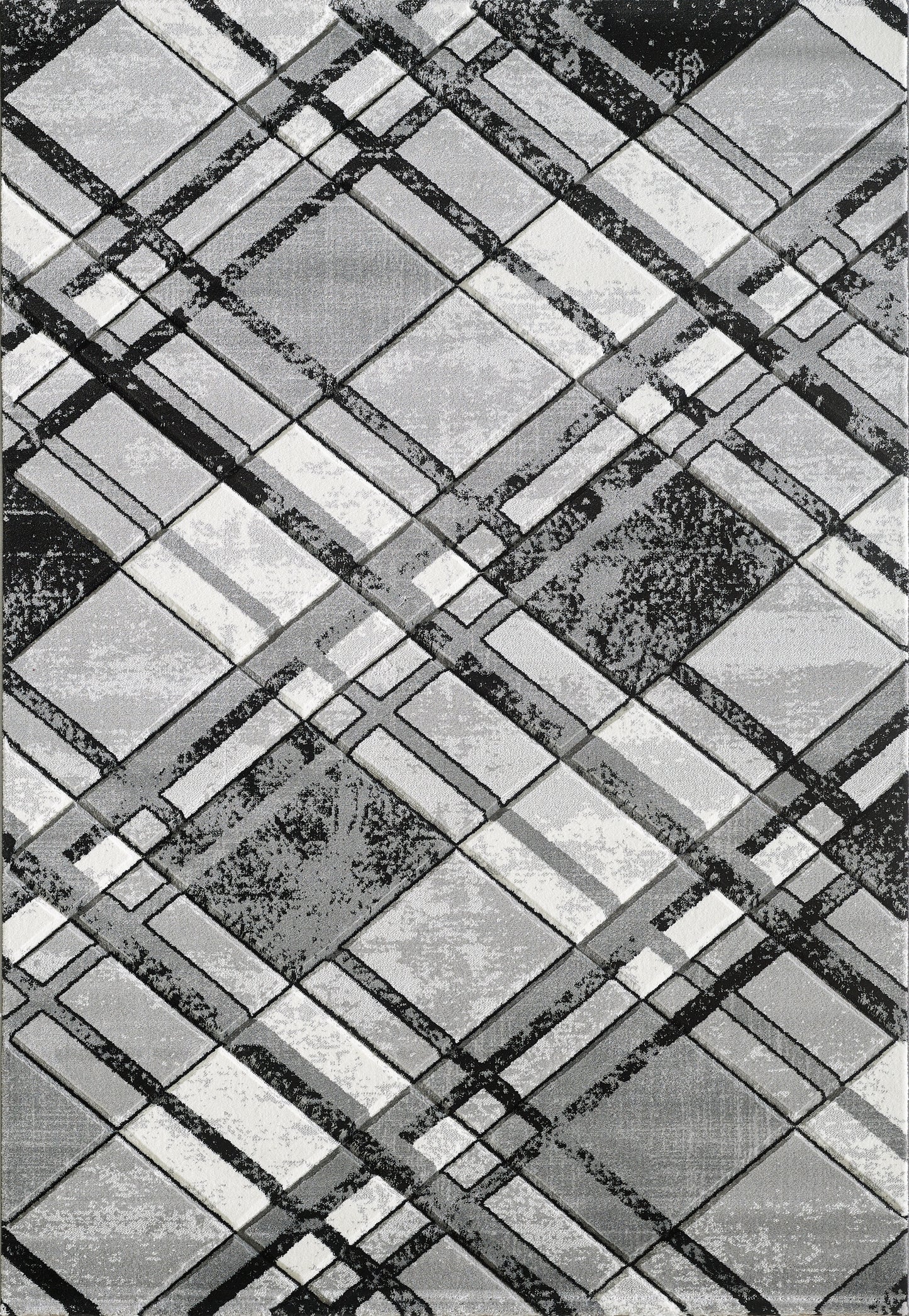 Ava Rug - Grey Black