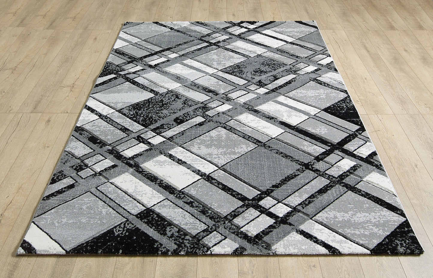 Mia Rug - Grey Black