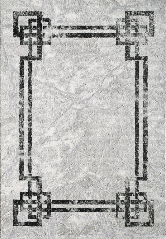 Charlie Rug - Grey Black