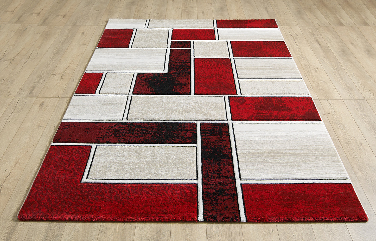 Oliver Rug - Cream Red