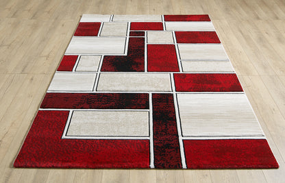 Oliver Rug - Cream Red