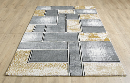 Oliver Rug - Grey Gold