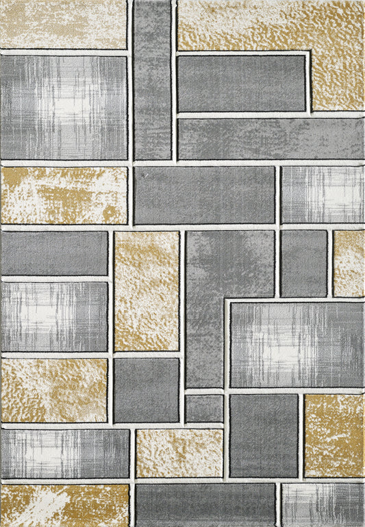 Oliver Rug - Grey Gold
