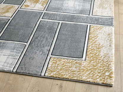 Oliver Rug - Grey Gold