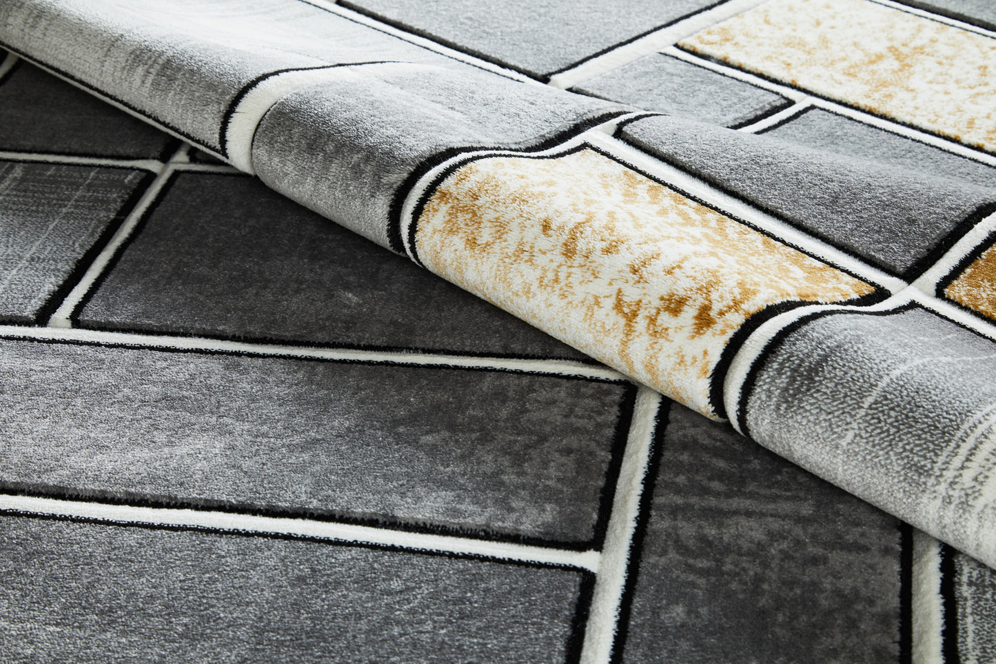 Oliver Rug - Grey Gold