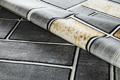 Oliver Rug - Grey Gold