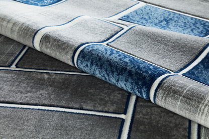 Mia Rug - Grey Navy