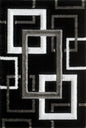 Amelia Rug - Black Grey