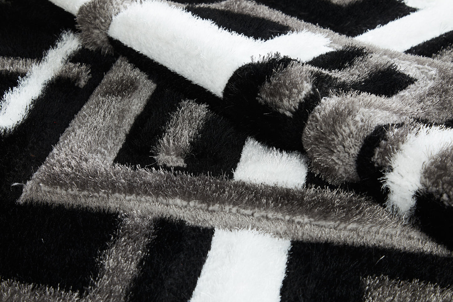 Amelia Rug - Black Grey